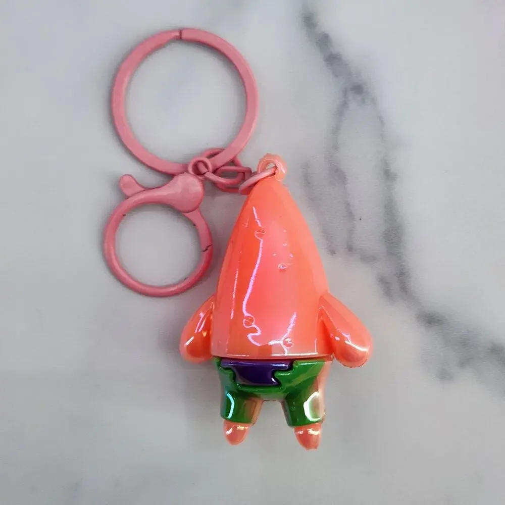 Patrick Star 3D Figure Keychain & Bag Charm SpongeBob SquarePants Character